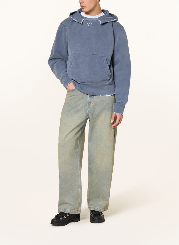 OUR LEGACY Hoodie RELIC BLAUW