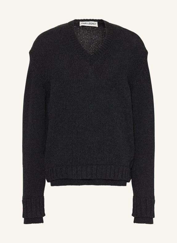 OUR LEGACY Pullover aus Merinowolle SCHWARZ