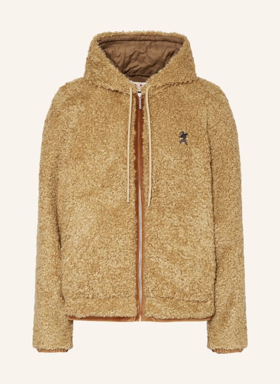 MARNI Teddyfell-Jacke CAMEL
