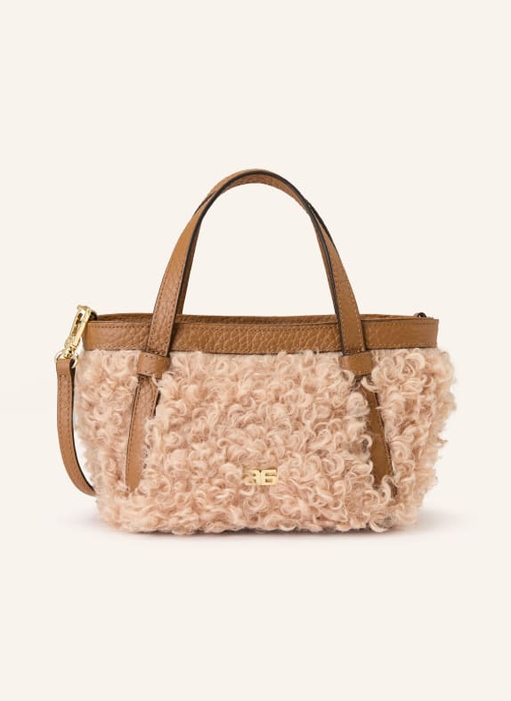 abro Umhängetasche COSMO MINI BEIGE / HELLBRAUN