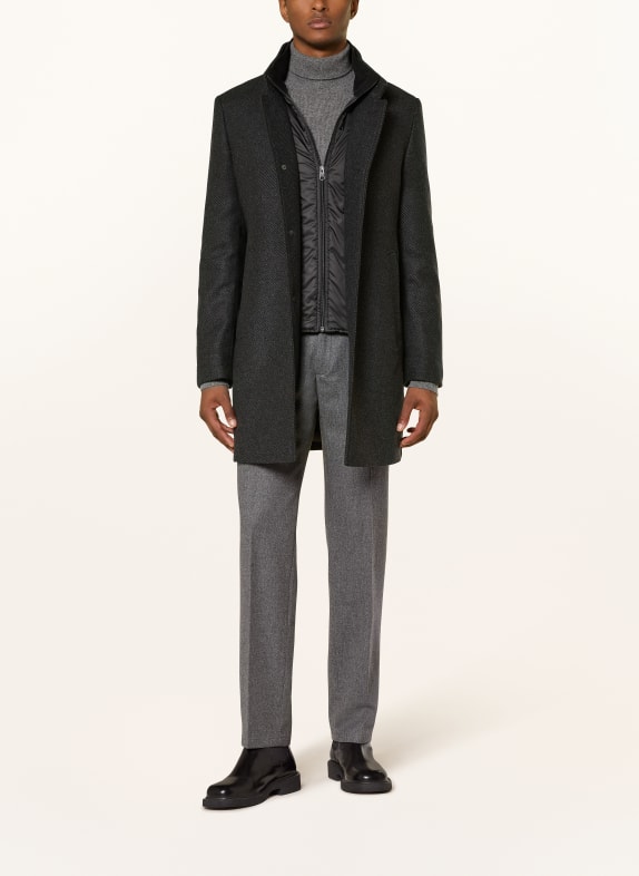 CINQUE Mantel CICHOICE SCHWARZ / DUNKELGRAU