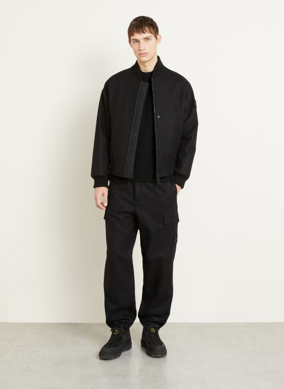STONE ISLAND Tričko GHOST ČERNÁ