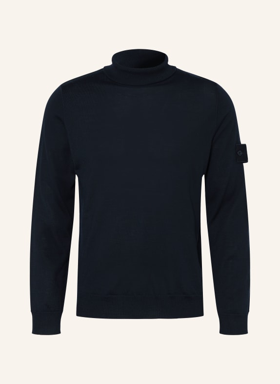 STONE ISLAND Rolkragenpullover GHOST DUNKELBLAU