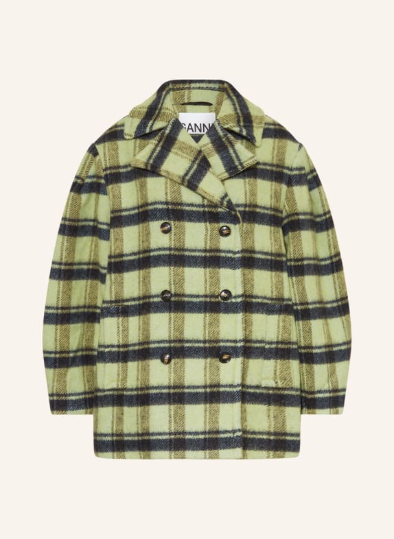 GANNI Cabanmantel HELLGRÜN