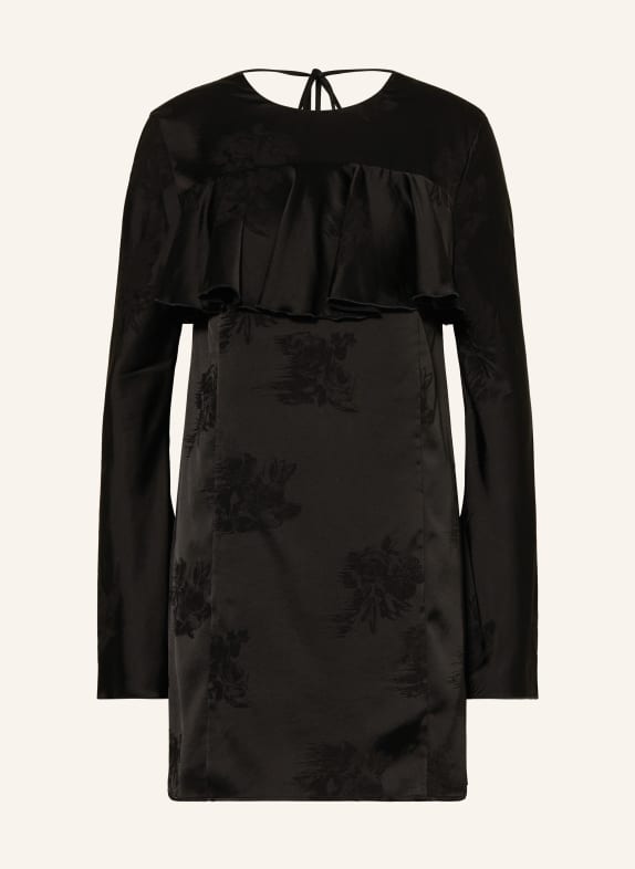 GANNI Cocktailkleid SCHWARZ