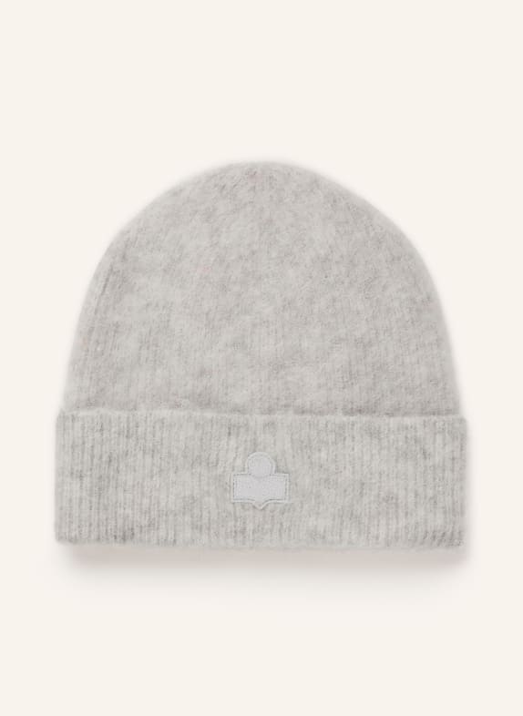 ISABEL MARANT Mütze PEETA mit Alpaka HELLGRAU