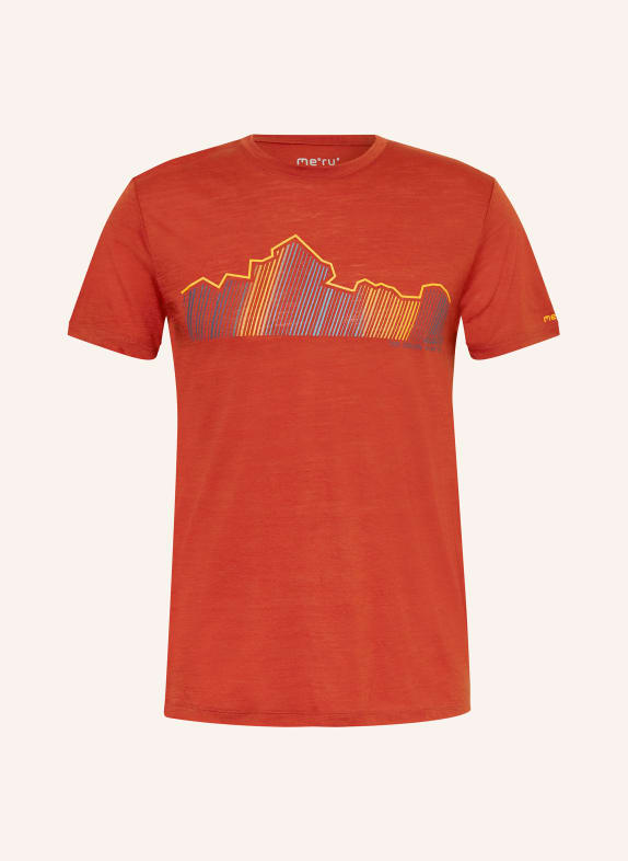 me°ru' Koszulka LAHOLM CIEMNOCZERWONY