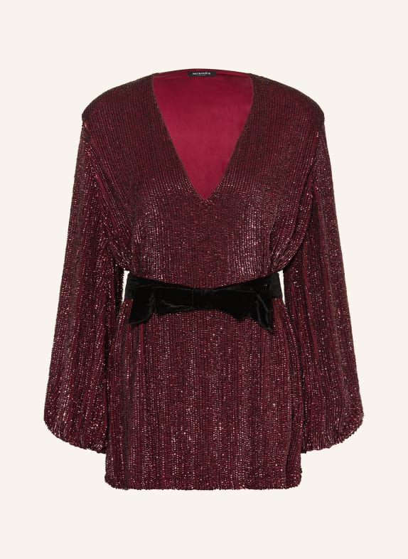 RETROFÊTE Cocktailkleid LILAI DUNKELROT