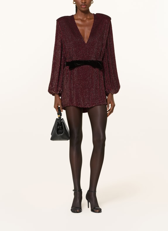 RETROFÊTE Cocktailkleid LILAI DUNKELROT