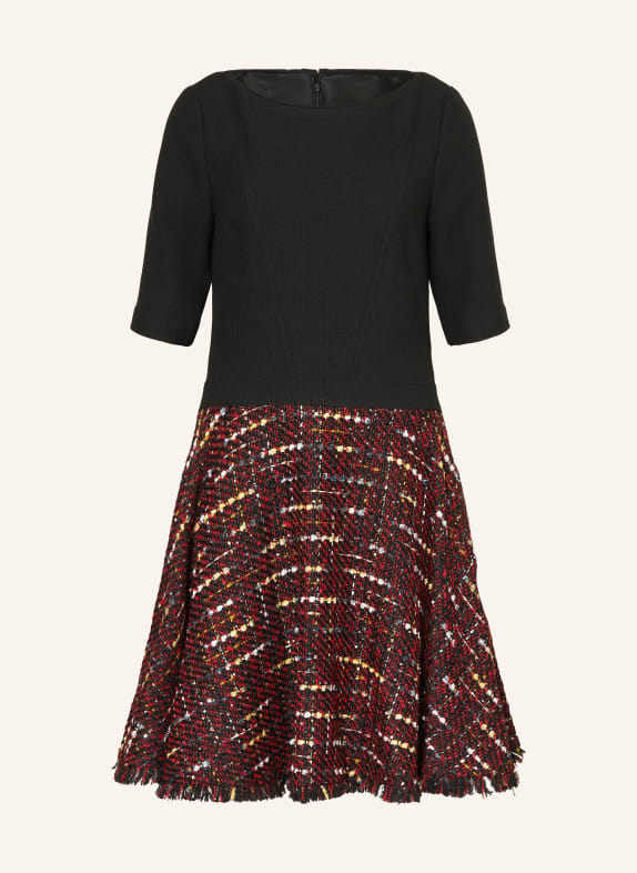 TALBOT RUNHOF Sukienka koktajlowa z mieszanki materiałów 999 BLACK