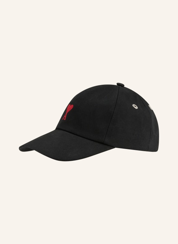 AMI PARIS Cap SCHWARZ / ROT