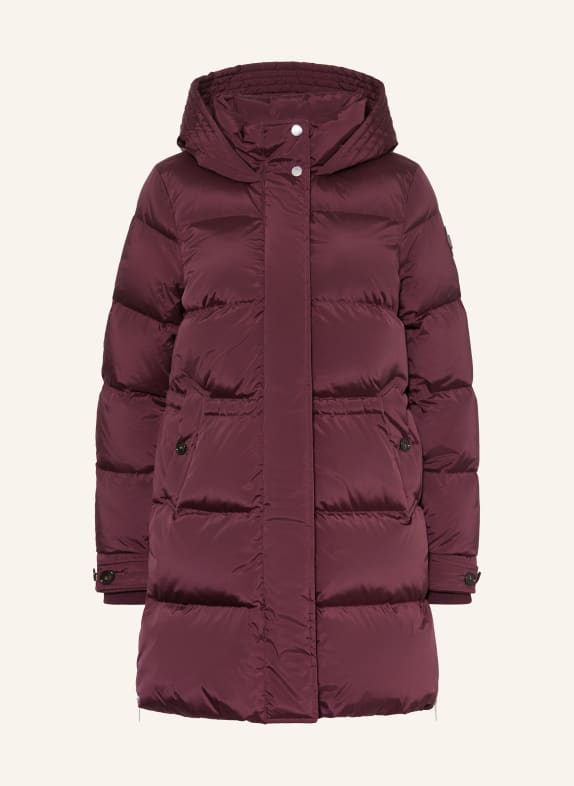 WOOLRICH Daunenjacke ALSEA DUNKELROT
