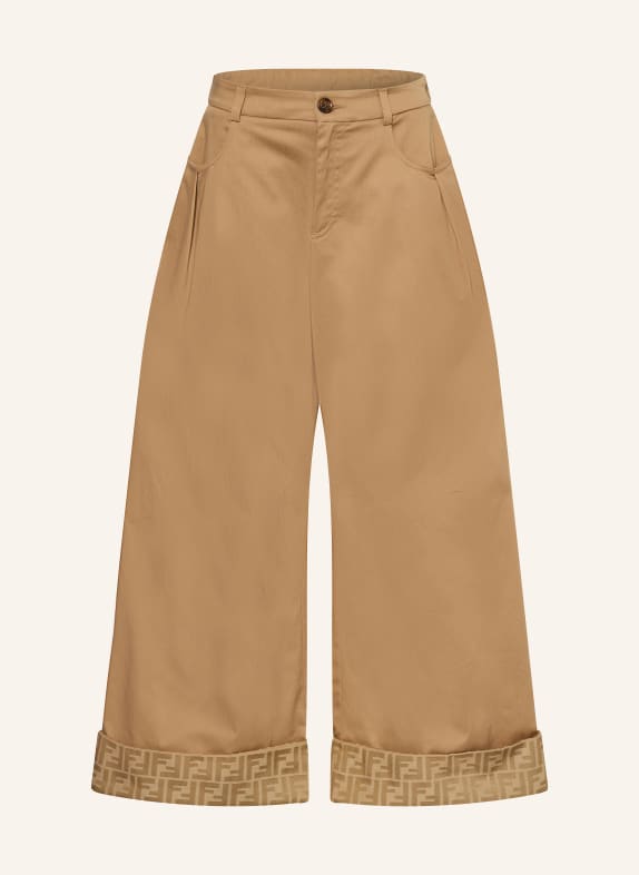 FENDI Marlenehose CAMEL