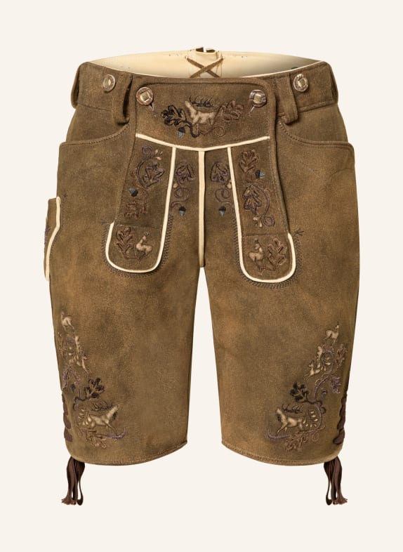 BECKERT Lederhose MERAN BRAUN