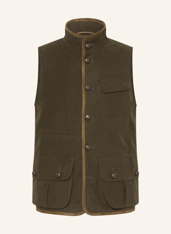 HABSBURG Trachtenweste AMBORS DUNKELGRÜN / BRAUN