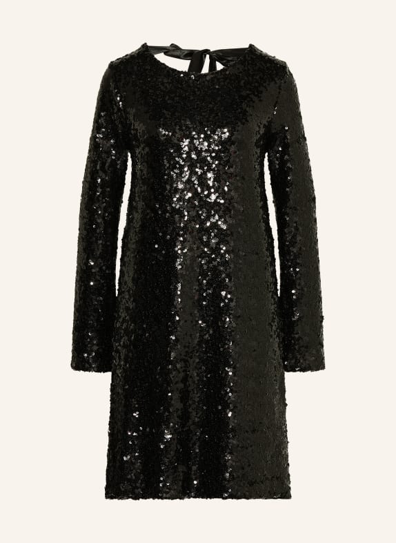 miss goodlife Kleid mit Pailletten SCHWARZ
