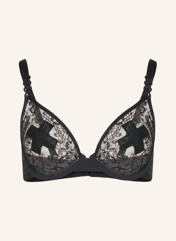 CHANTELLE Biustonosz z fiszbinami XPLICIT CZARNY