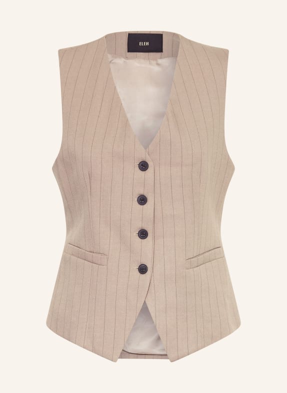 ELEH Blazerweste BEIGE / DUNKELGRAU
