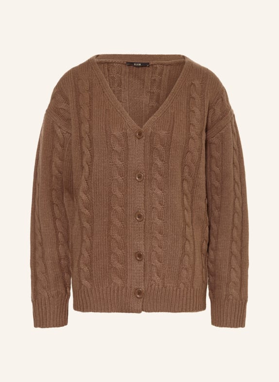 ELEH Strickjacke BRAUN