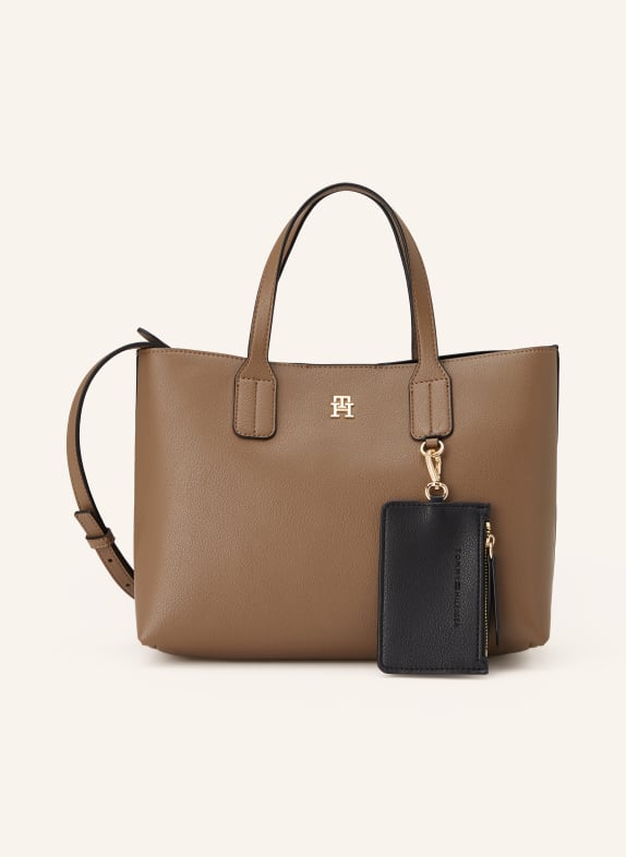 TOMMY HILFIGER Handtasche TH ICON TAUPE