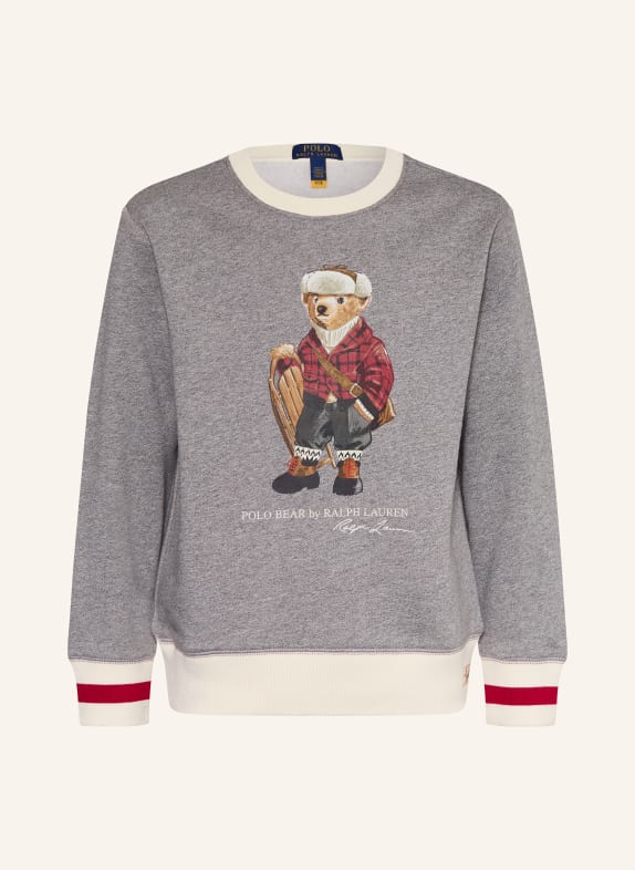 POLO RALPH LAUREN Sweatshirt GRAU / WEISS