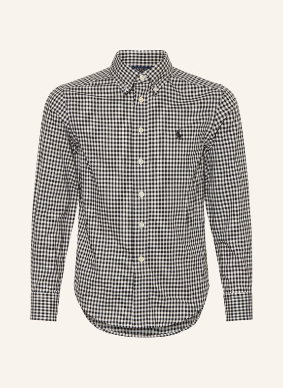 POLO RALPH LAUREN Hemd SCHWARZ / WEISS