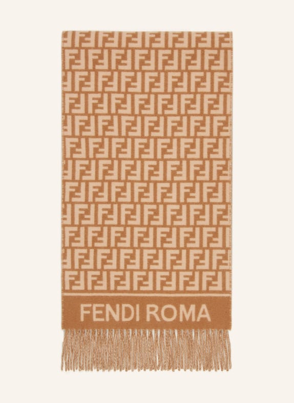 FENDI scarf CAMEL / BEIGE
