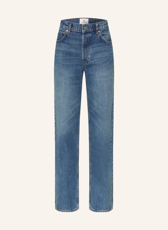 ANINE BING GAVIN straight jeans MOSAIC BLUE MOSAIC BLUE