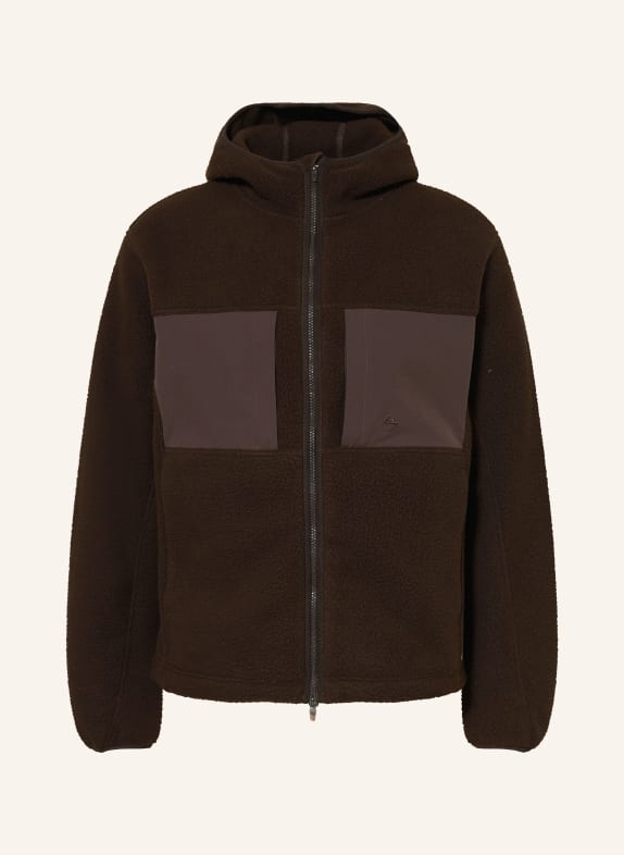 247 REPRESENT veste polaire MARRON FONCÉ