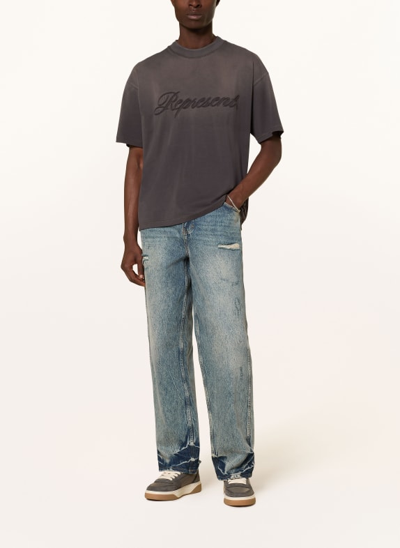 REPRESENT T-shirt DONKERGRIJS