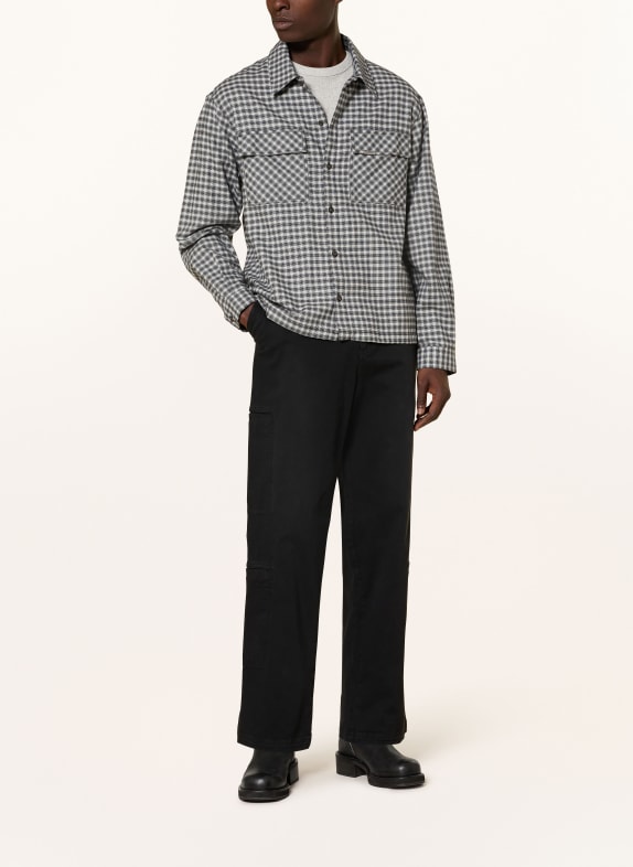 REPRESENT Overhemd Regular Fit ZWART / WIT