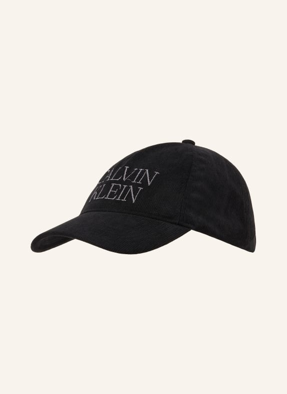 Calvin Klein Cord-Cap ČERNÁ / TMAVĚ ŠEDÁ