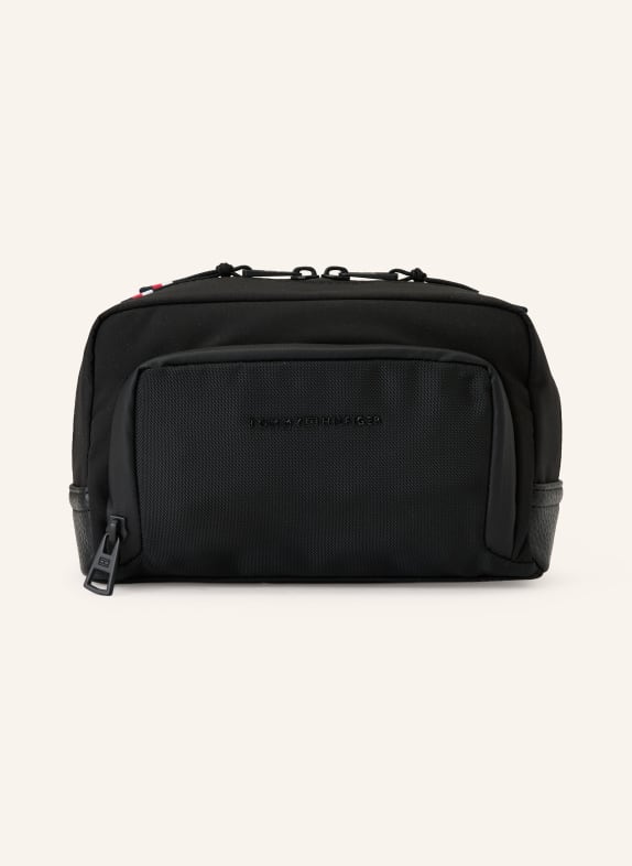 TOMMY HILFIGER Kulturtasche SCHWARZ