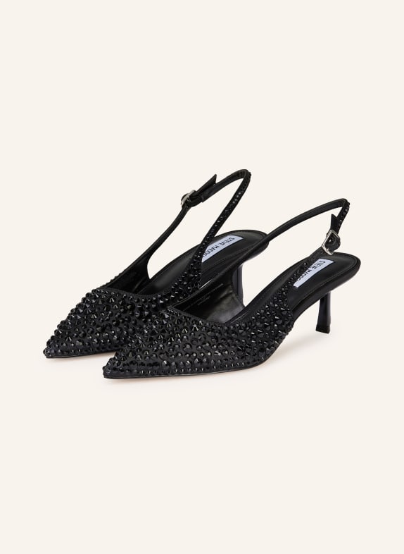STEVE MADDEN Slingpumps KORRA mit Schmucksteinen SCHWARZ