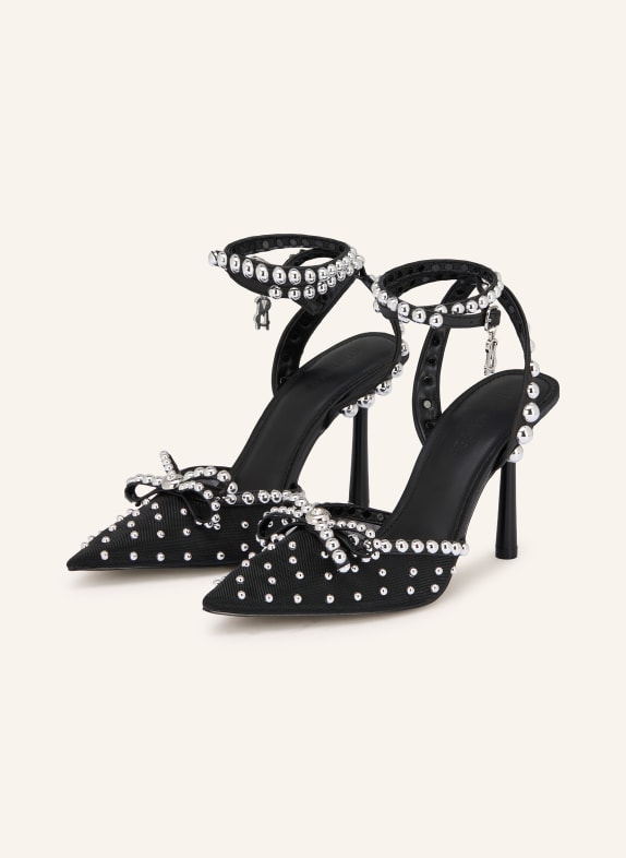 STEVE MADDEN Slingpumps VAL mit Nieten SCHWARZ / SILBER