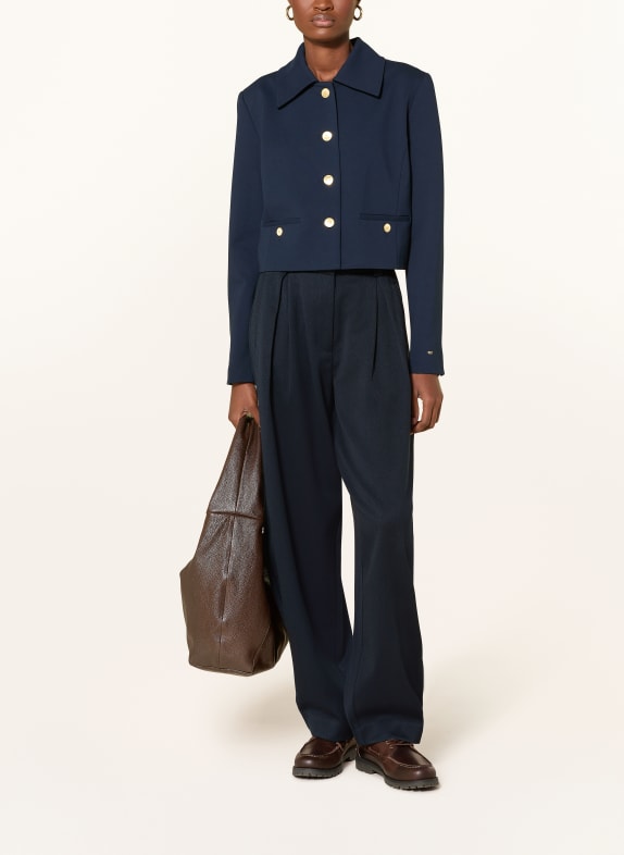 TOMMY HILFIGER jasje met kraag DONKERBLAUW