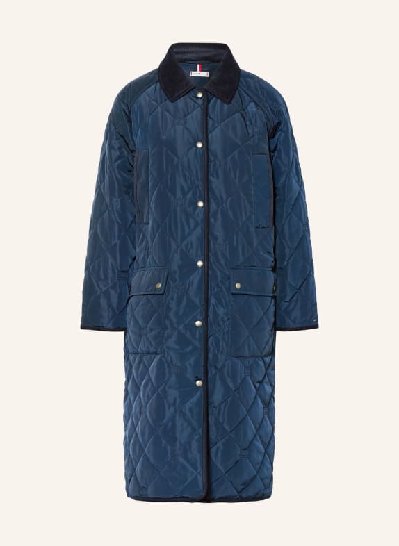 TOMMY HILFIGER Steppmantel DUNKELBLAU