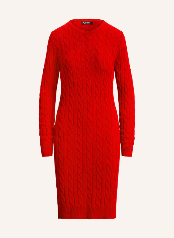 Blejzry a saka Pletené šaty ČERVENÁ