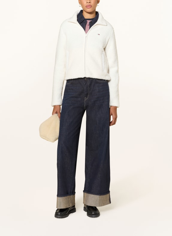 TOMMY JEANS Teddyfell-Jacke ECRU