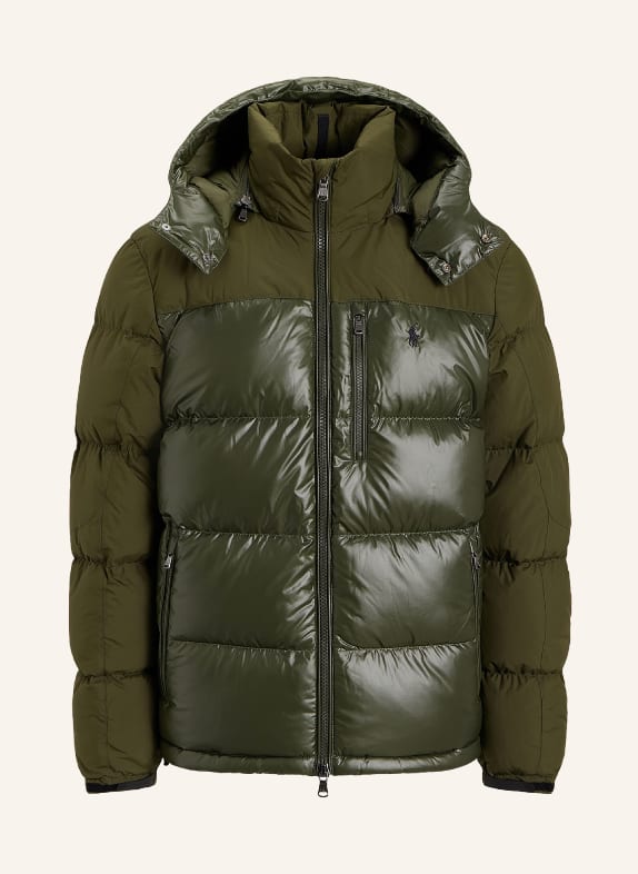 POLO RALPH LAUREN Daunenjacke GORHAM mit abnehmbarer Kapuze OLIV