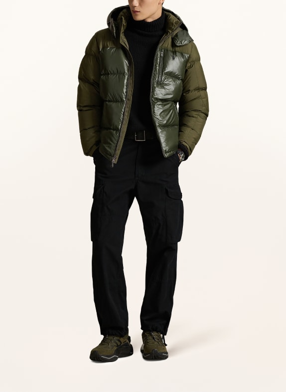 POLO RALPH LAUREN Daunenjacke GORHAM mit abnehmbarer Kapuze OLIV