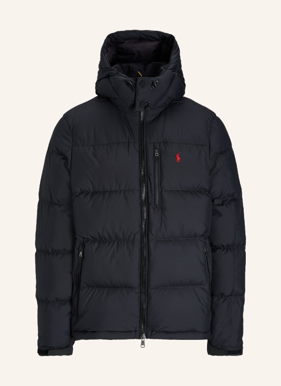POLO RALPH LAUREN Daunenjacke GORHAM mit abnehmbarer Kapuze SCHWARZ
