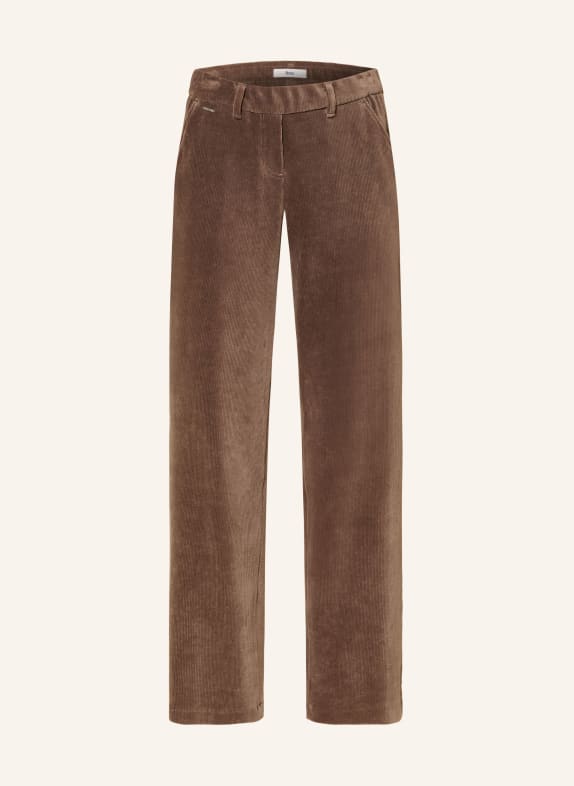 BRAX Spodnie z sztruksu MAINE 53 CHOCOLATE CHIP