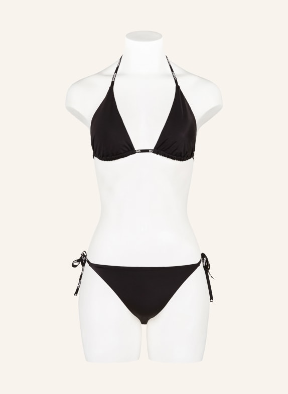 HUGO Triangel bikinitop PURE ZWART