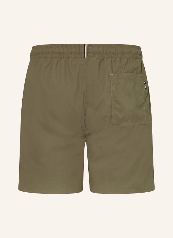 BOSS Zwemshort SWORDFISH OLIJF