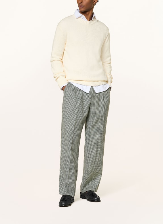 TOMMY HILFIGER Chino Regular Fit GROEN / CRÈME / ZWART