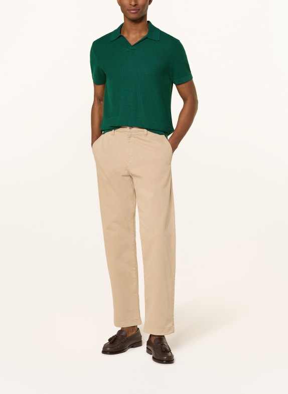 TOMMY HILFIGER Piqué-Poloshirt DUNKELGRÜN