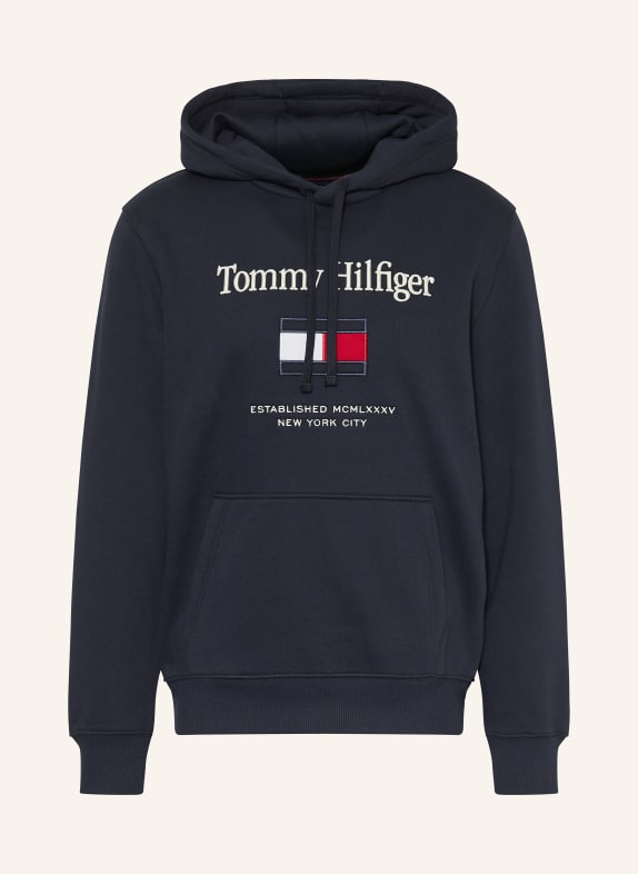 TOMMY HILFIGER Hoodie TOMMY DUNKELBLAU / ECRU / ROT