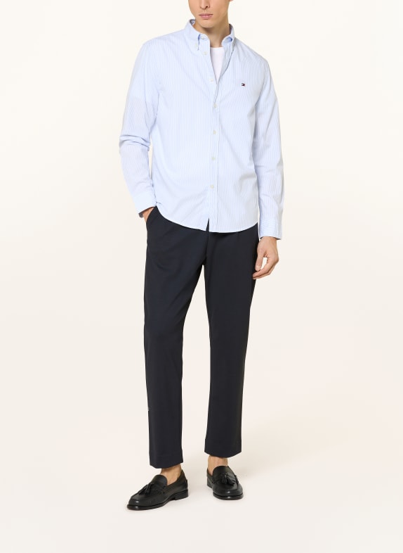 TOMMY HILFIGER Hemd Regular Fit HELLBLAU / WEISS