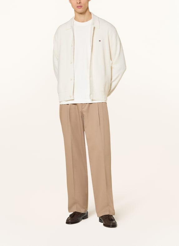 TOMMY HILFIGER Stickad jacka ECRU